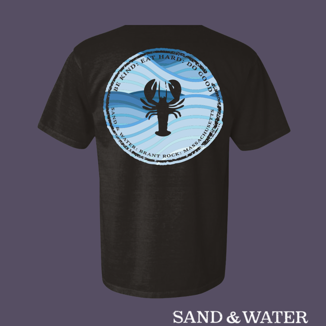 Eat Hard Vibrant Lobster Tee