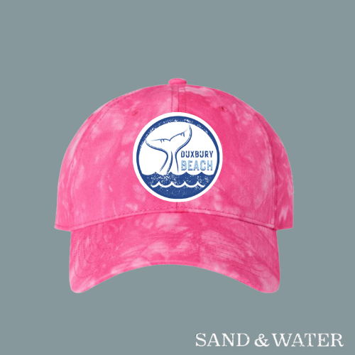 Tie Dye Duxbury Beach Whale Tail Hat