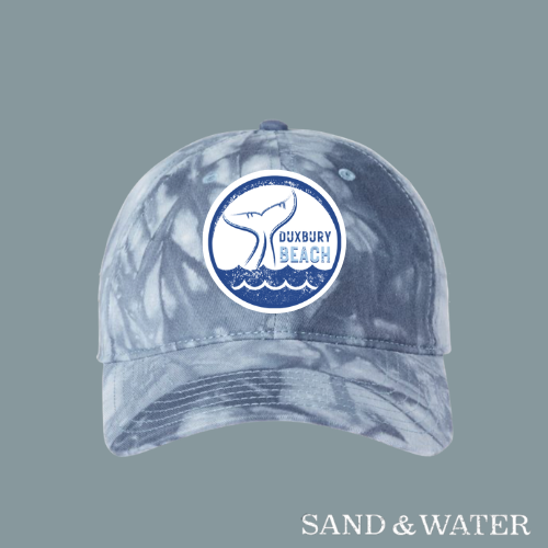 Tie Dye Duxbury Beach Whale Tail Hat