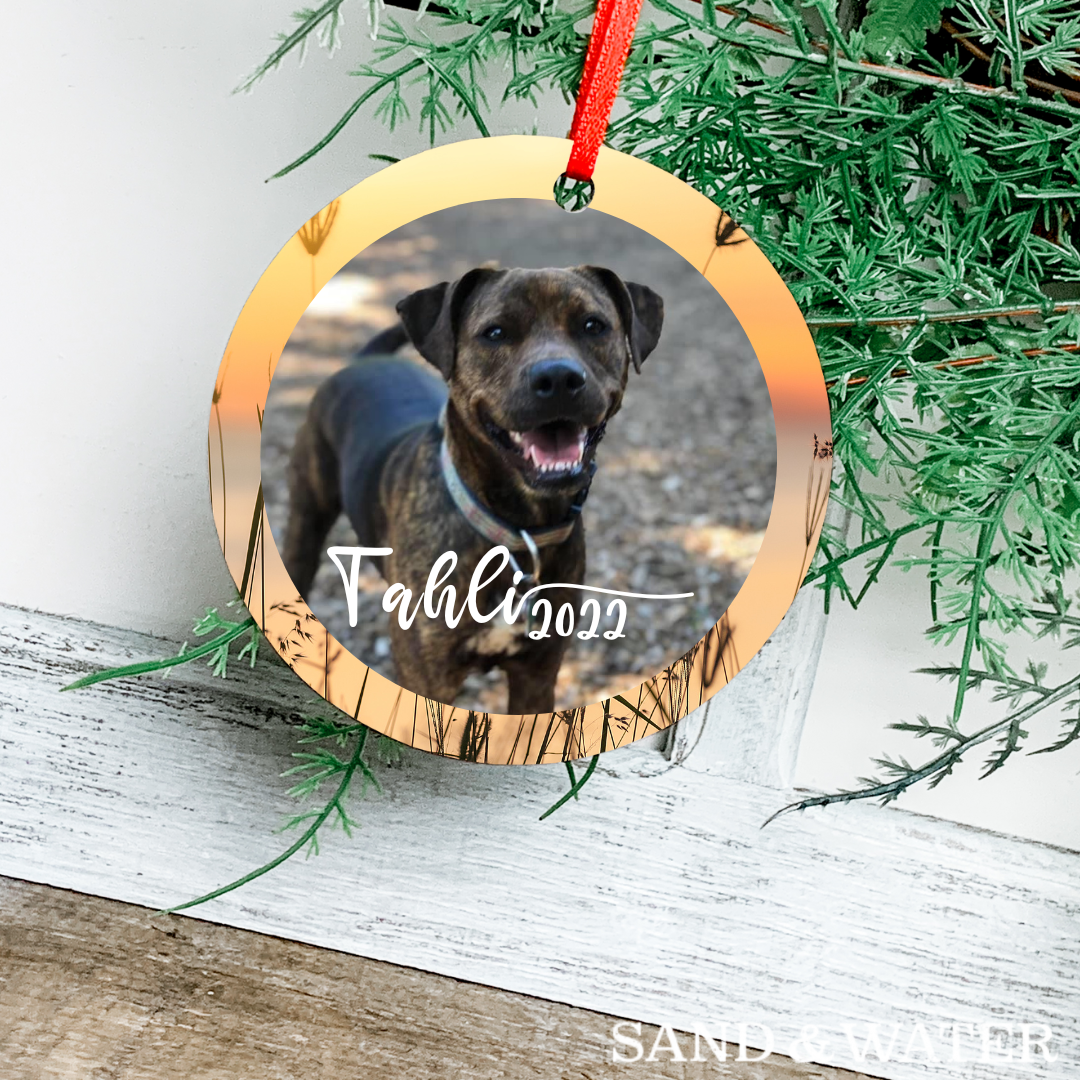 Pet Photo Custom Ornament