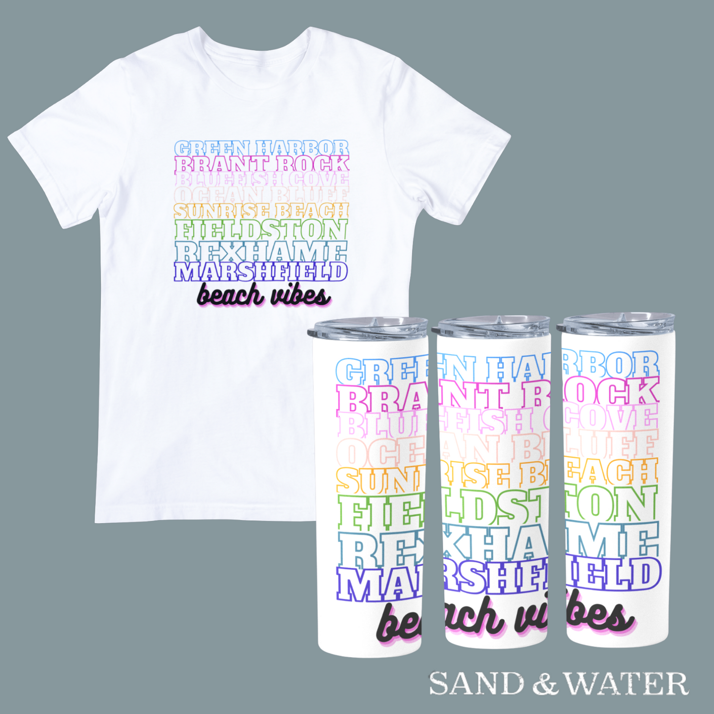 Beach Vibes Tee & Tumbler Bundle