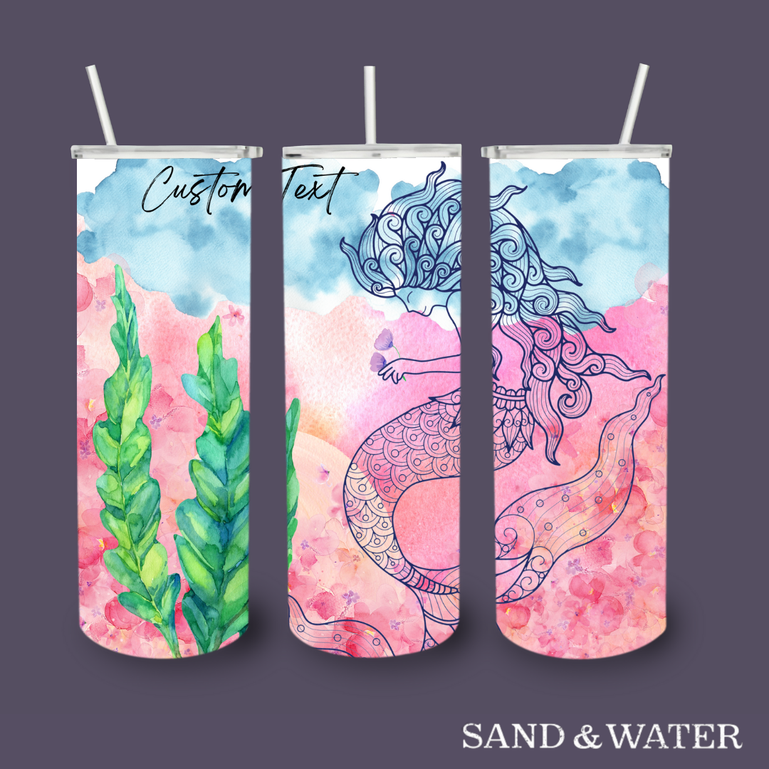 Custom Mermaid Tumbler