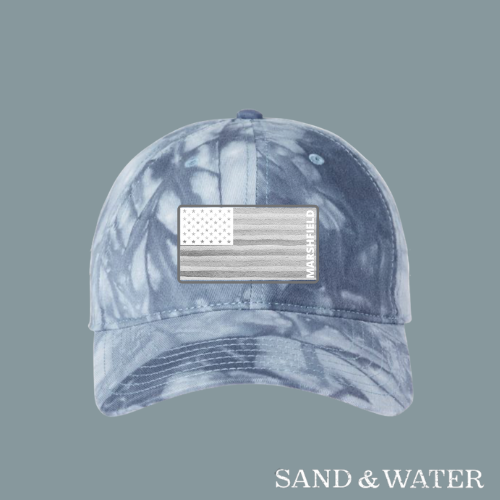Tie Dye Marshfield Flag Hat