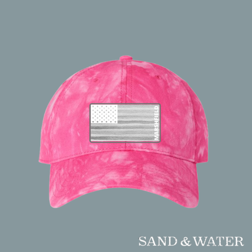 Tie Dye Marshfield Flag Hat