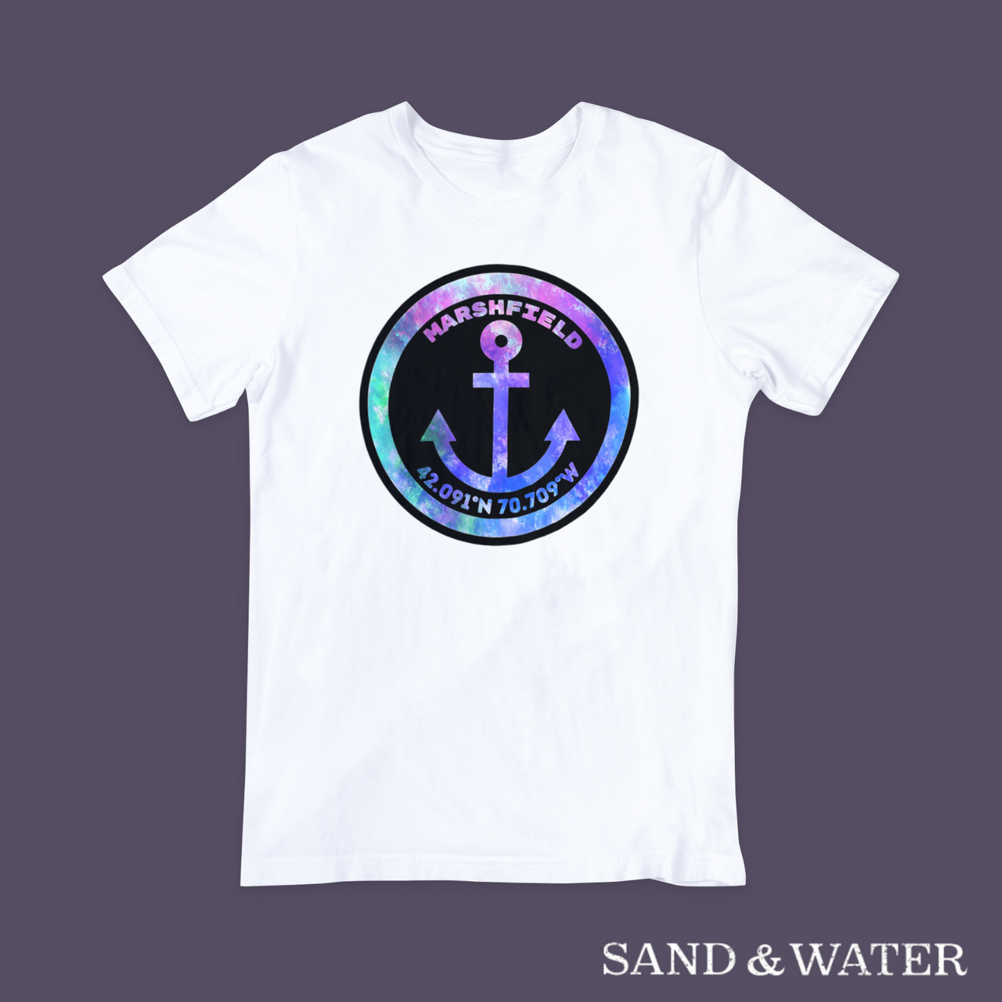 Marshfield Tie Dye Anchor Tee