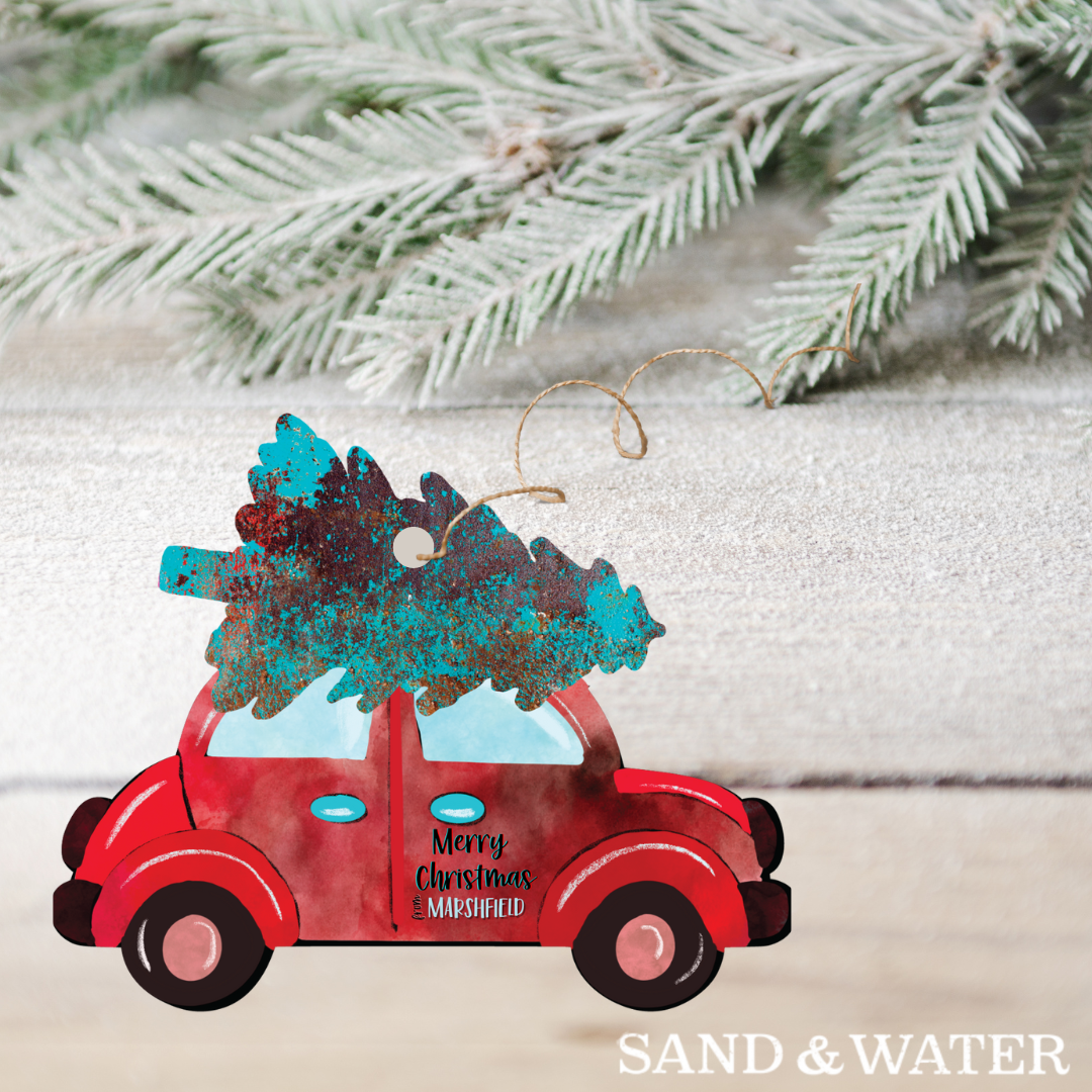 Vintage Car Custom Ornament