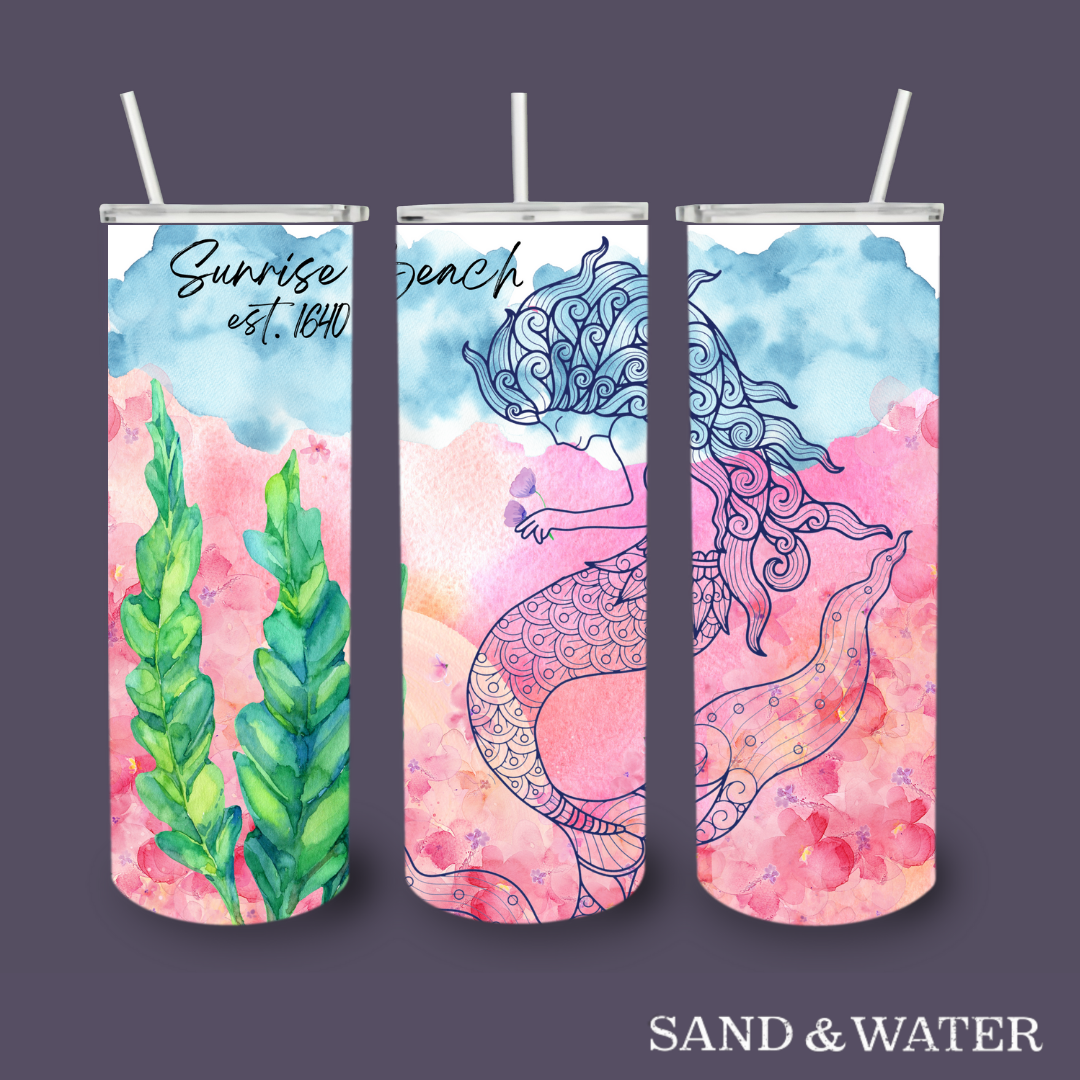 Custom Mermaid Tumbler