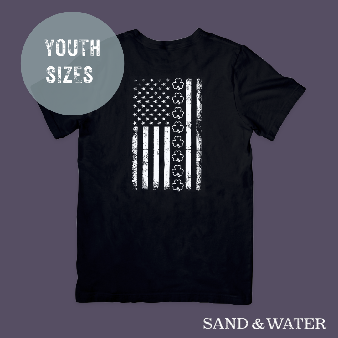 Youth Shamrock Flag Tee