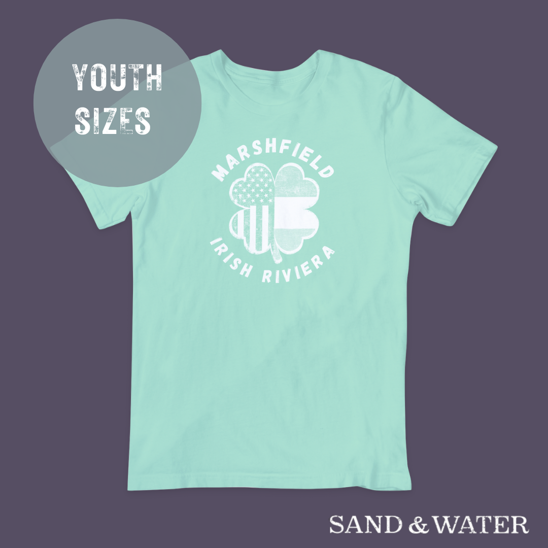Youth Marshfield Irish Riviera Lucky Clover Tee