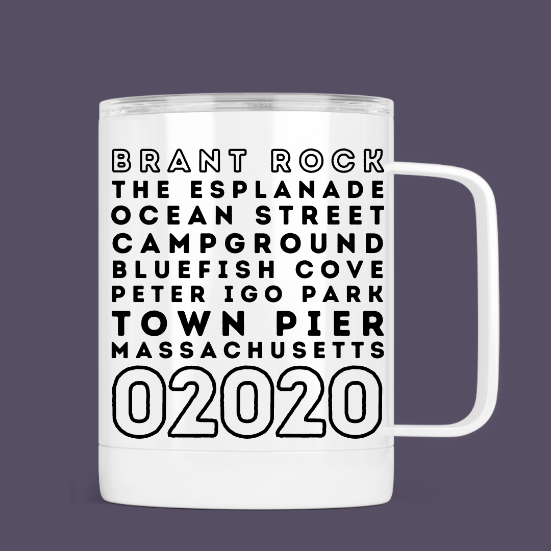 Brant Rock Zip Code Camping Mug