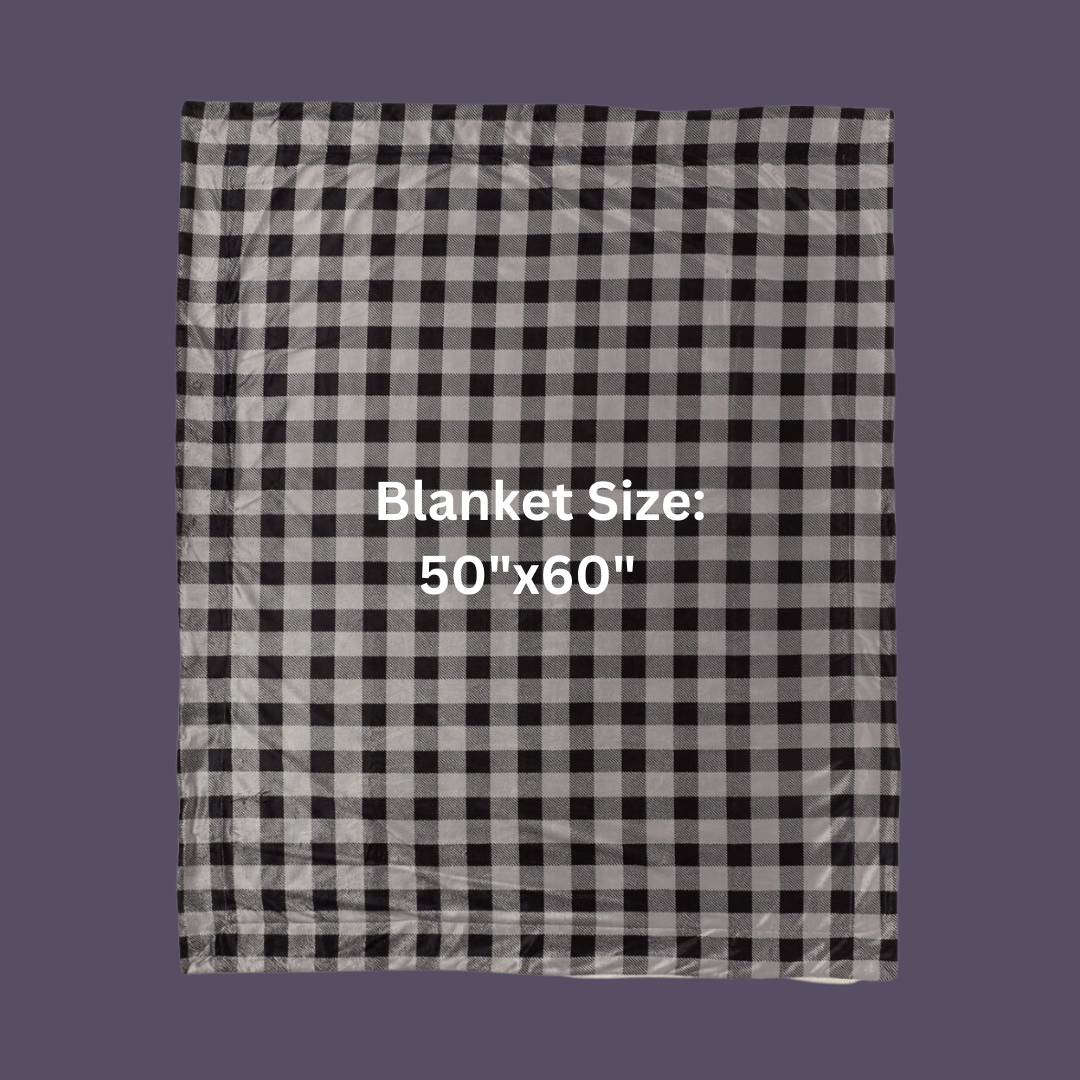 Custom Holiday Sherpa Blanket