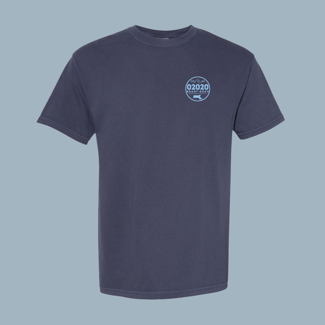 Brant Rock Nautical Zipcode Tee