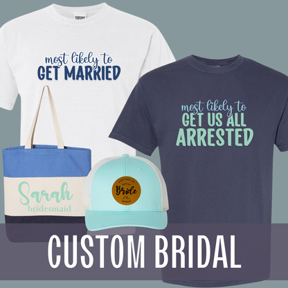 Custom Wedding & Bridal Gifts