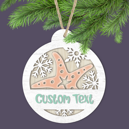 Starfish Ornament (Various Beach Areas Available!)