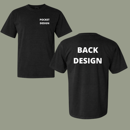 Custom T-Shirt Logo Design - One Color Logo (25+)