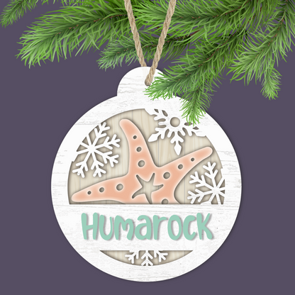 Starfish Ornament (Various Beach Areas Available!)