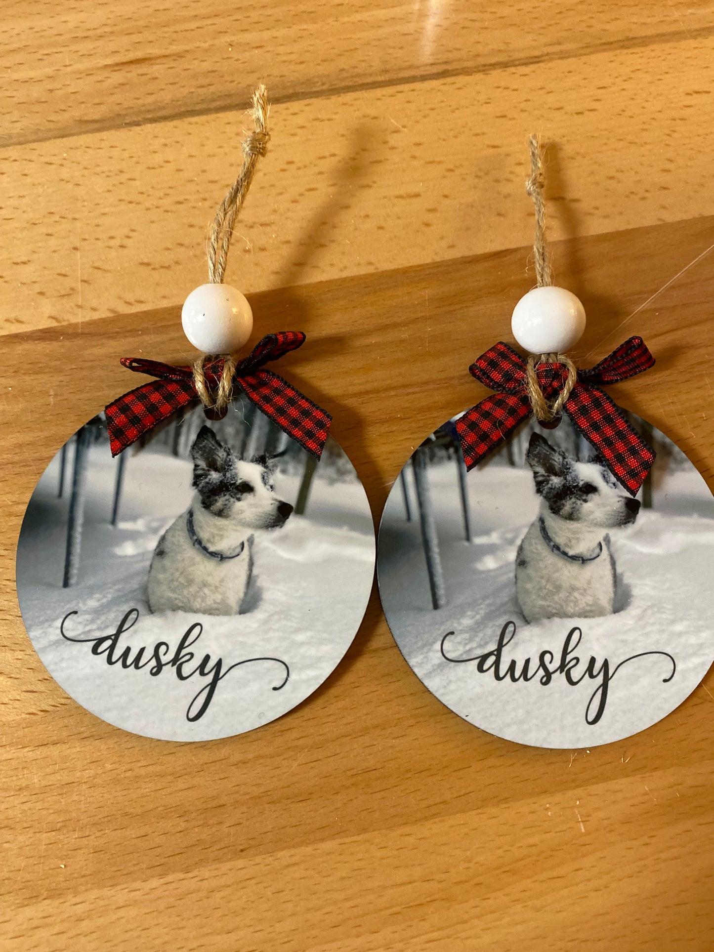 Pet Photo Custom Ornament