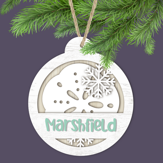 Sand Dollar Ornament (Various Beach Areas Available!)