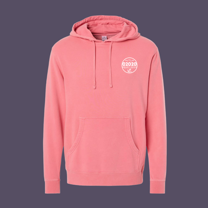 Brant Rock Nautical Zipcode Garment Dyed Hoodie