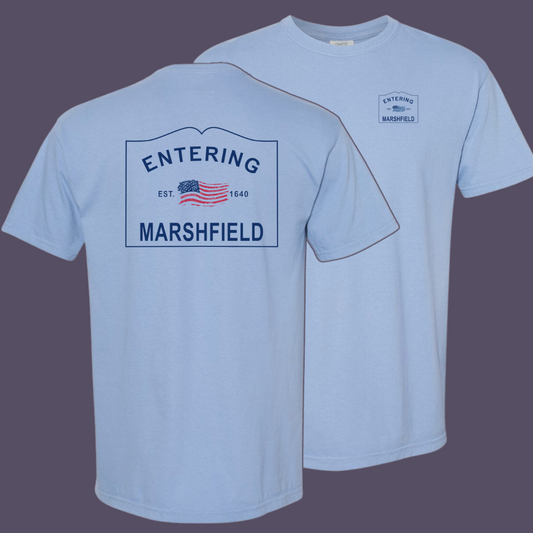 Entering Marshfield Flag Tee