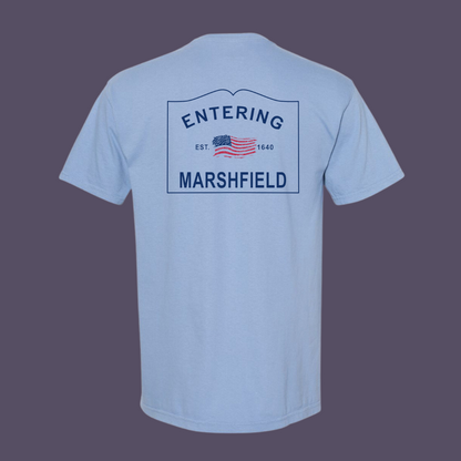 Entering Marshfield Flag Tee