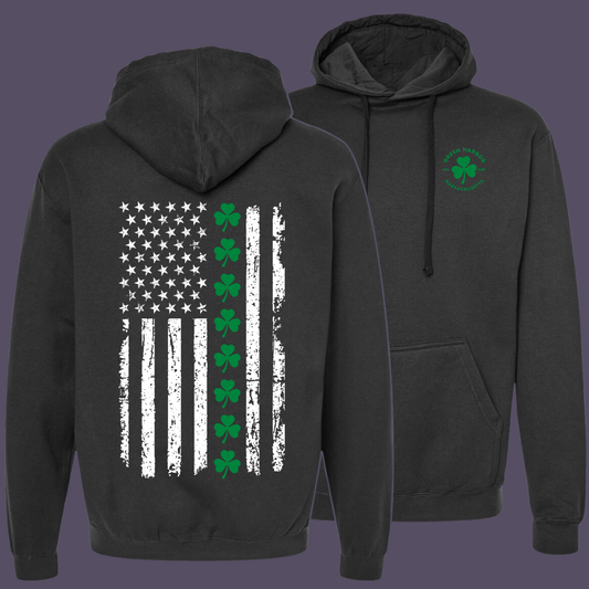 Green Harbor Shamrock Flag Hoodie