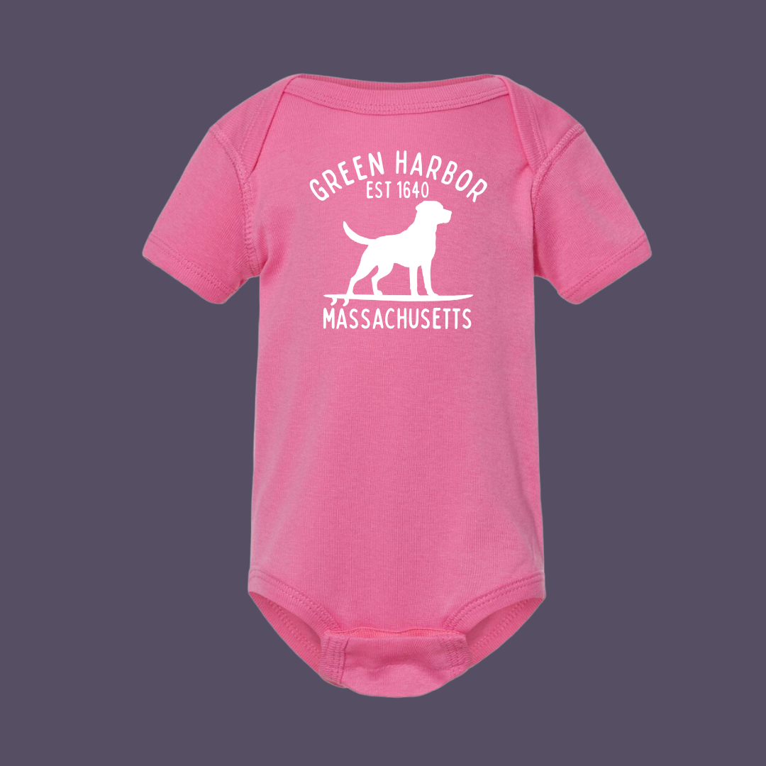 Green Harbor Surf Dog Onesie