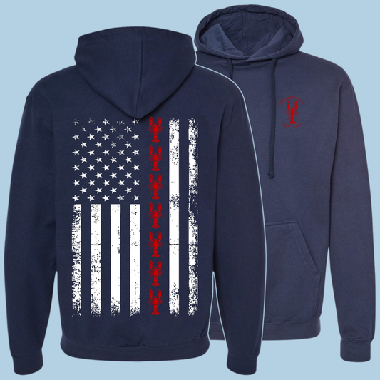 Marshfield Lobster Flag Hoodie