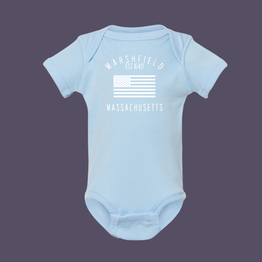 Marshfield Flag Onesie