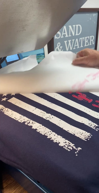 Green Harbor Lobster Flag Hoodie