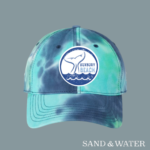 Tie Dye Duxbury Beach Whale Tail Hat