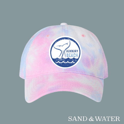 Tie Dye Duxbury Beach Whale Tail Hat