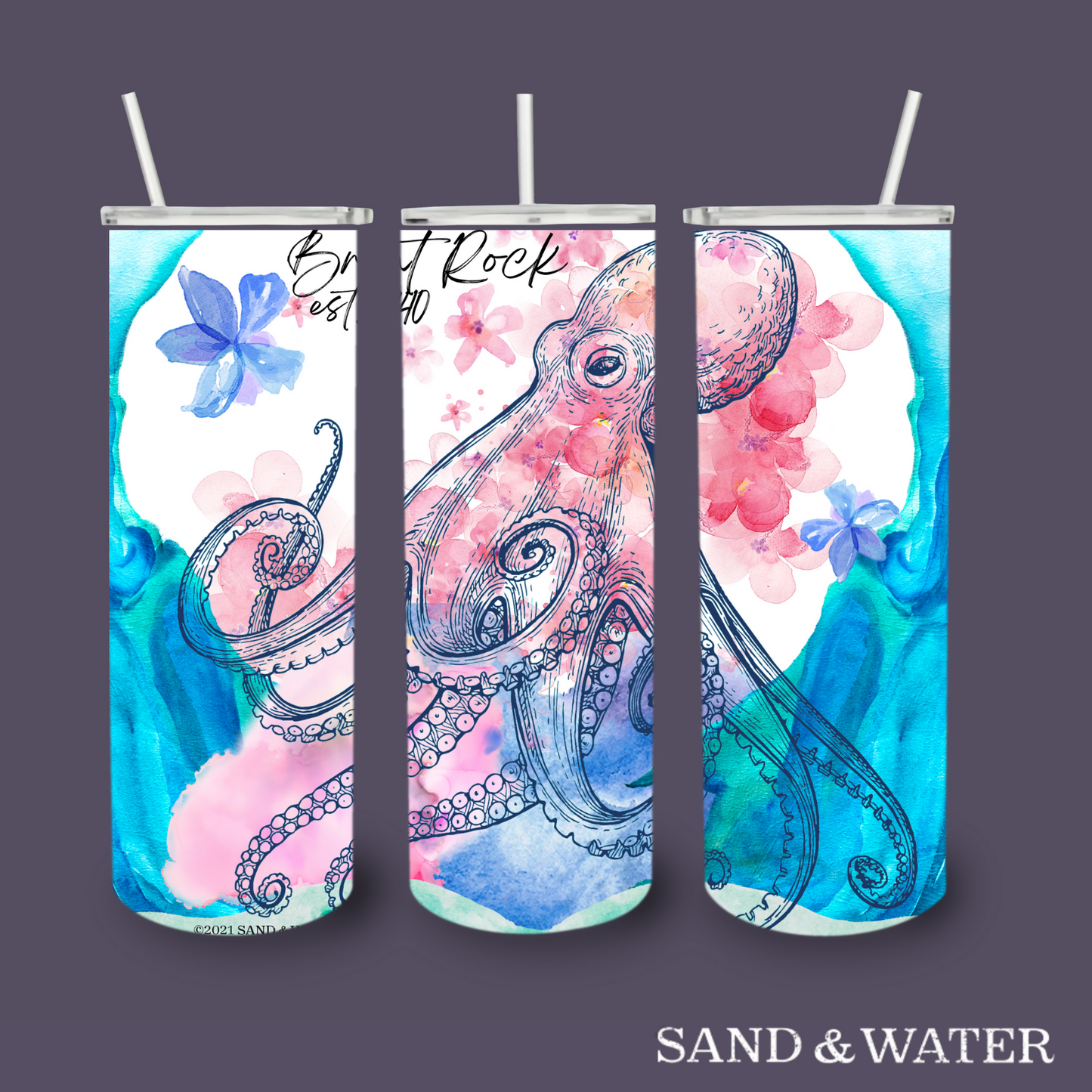 Custom Octopus Tumbler