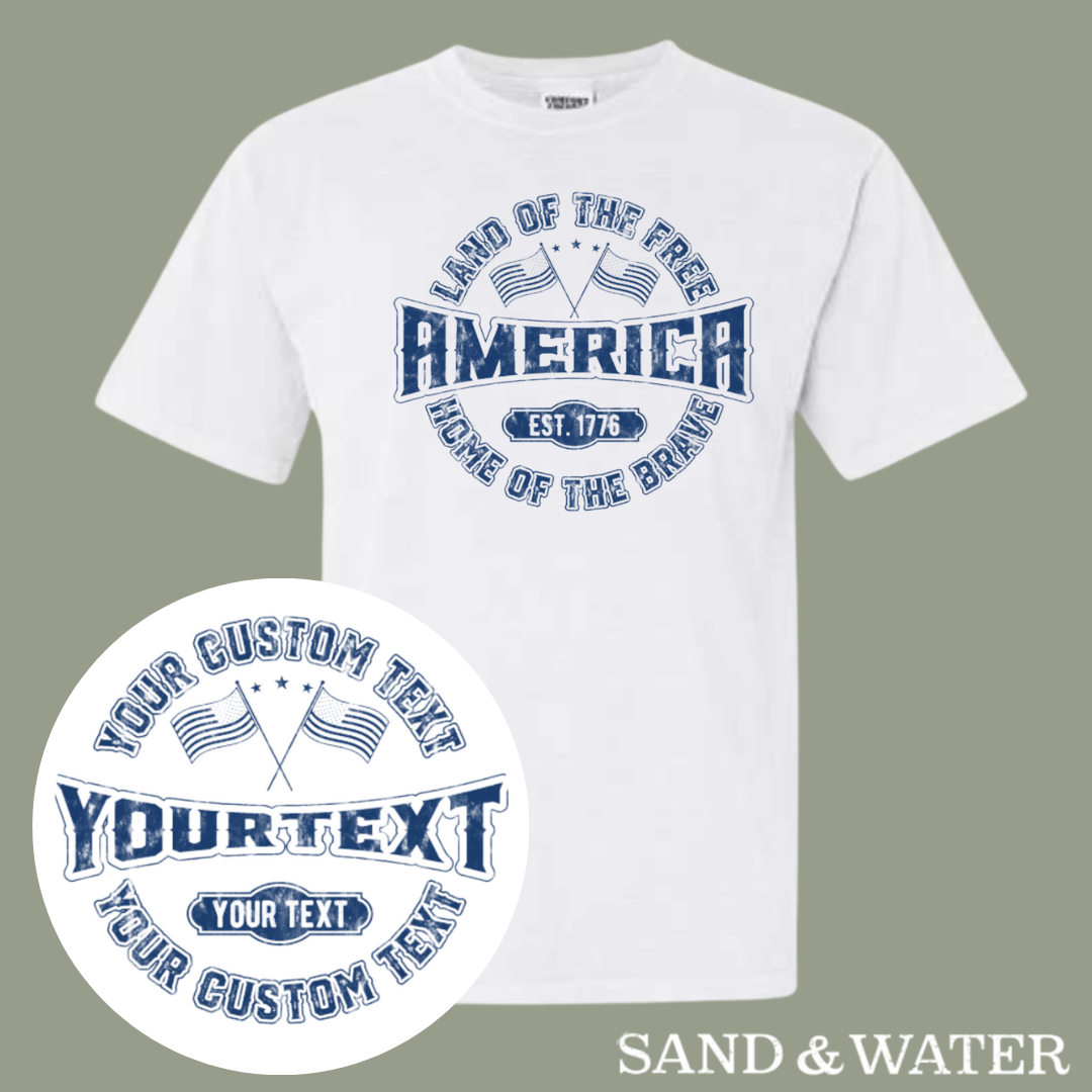 Custom Template Patriotic T-Shirt Design
