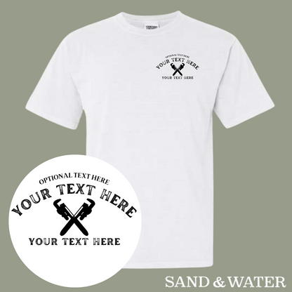 Custom Template Professional T Shirt Designs Sand Water