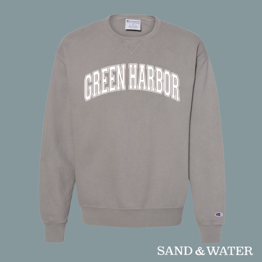 Green Harbor College Style Crewneck Sweatshirt