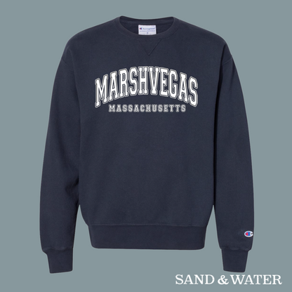 Marshvegas College Style Crewneck Sweatshirt