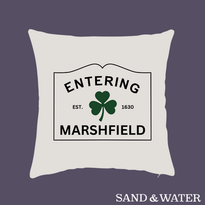 Entering Marshfield Pillow Cover (Various Locations Available)