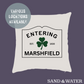 Entering Marshfield Pillow Cover (Various Locations Available)