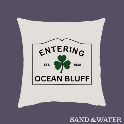 Entering Marshfield Pillow Cover (Various Locations Available)