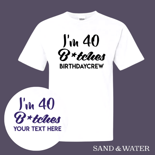 Custom Template Birthday T-Shirt Designs