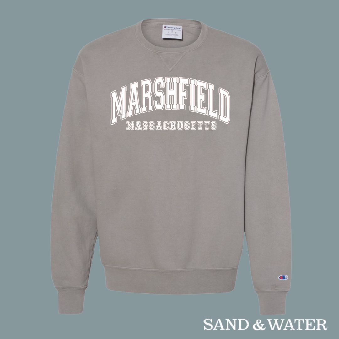 Boston College Reverse Weave Crewneck Sweatshirt | Champion Products | Silver Grey | 3XLarge